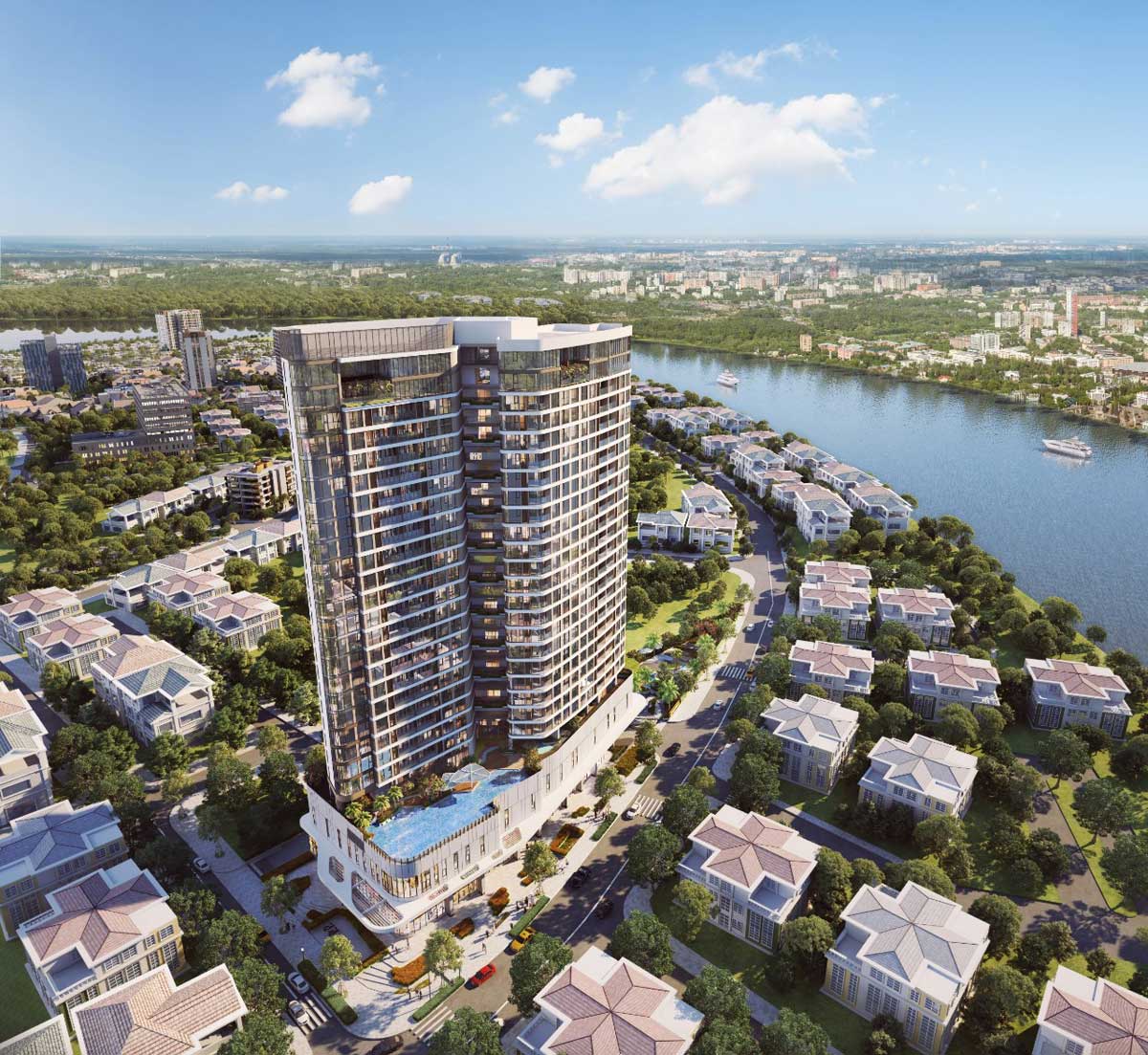 Phối cảnh 3D Thảo Điền Green