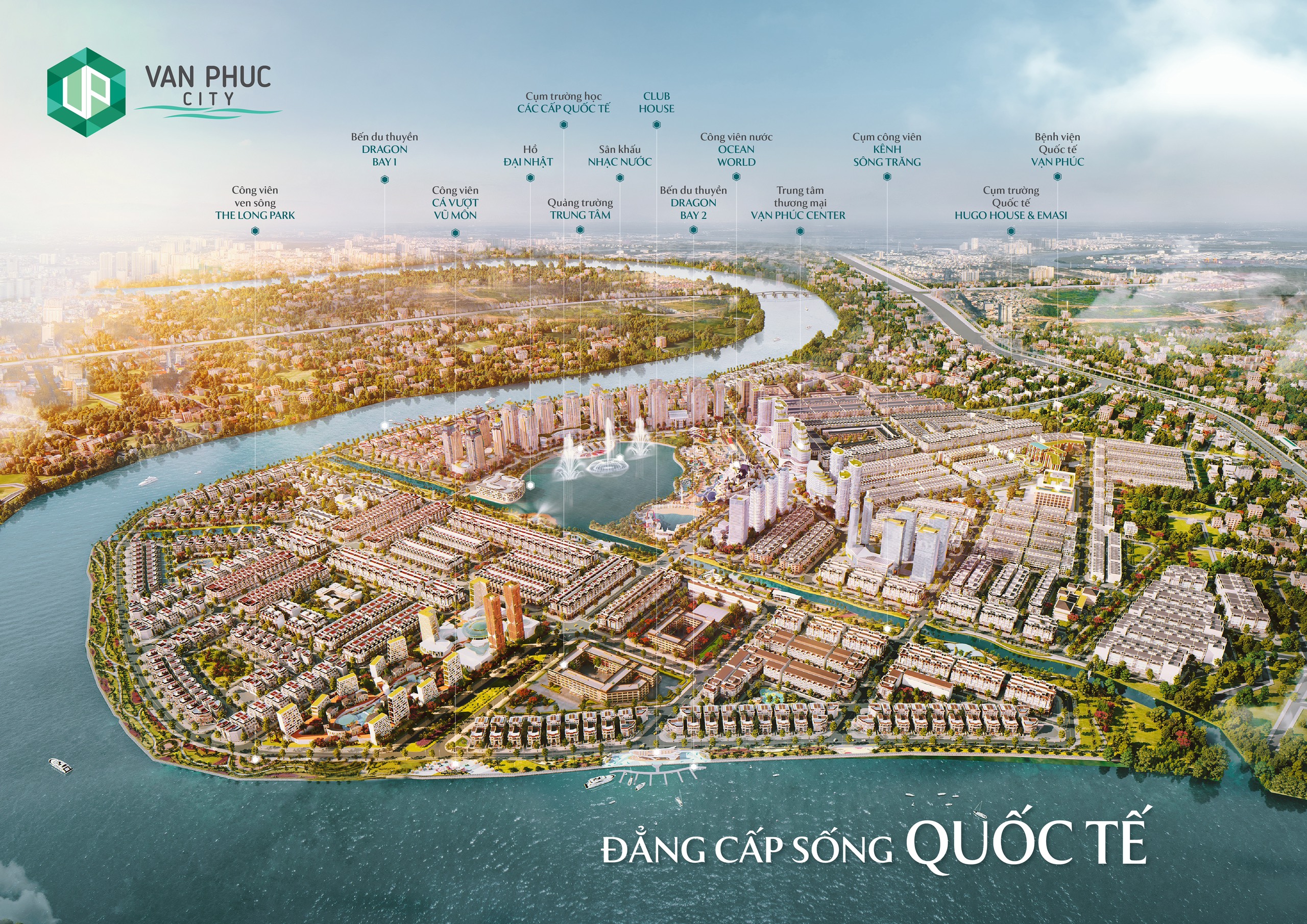 Toàn cảnh khu đô thị Vạn Phúc