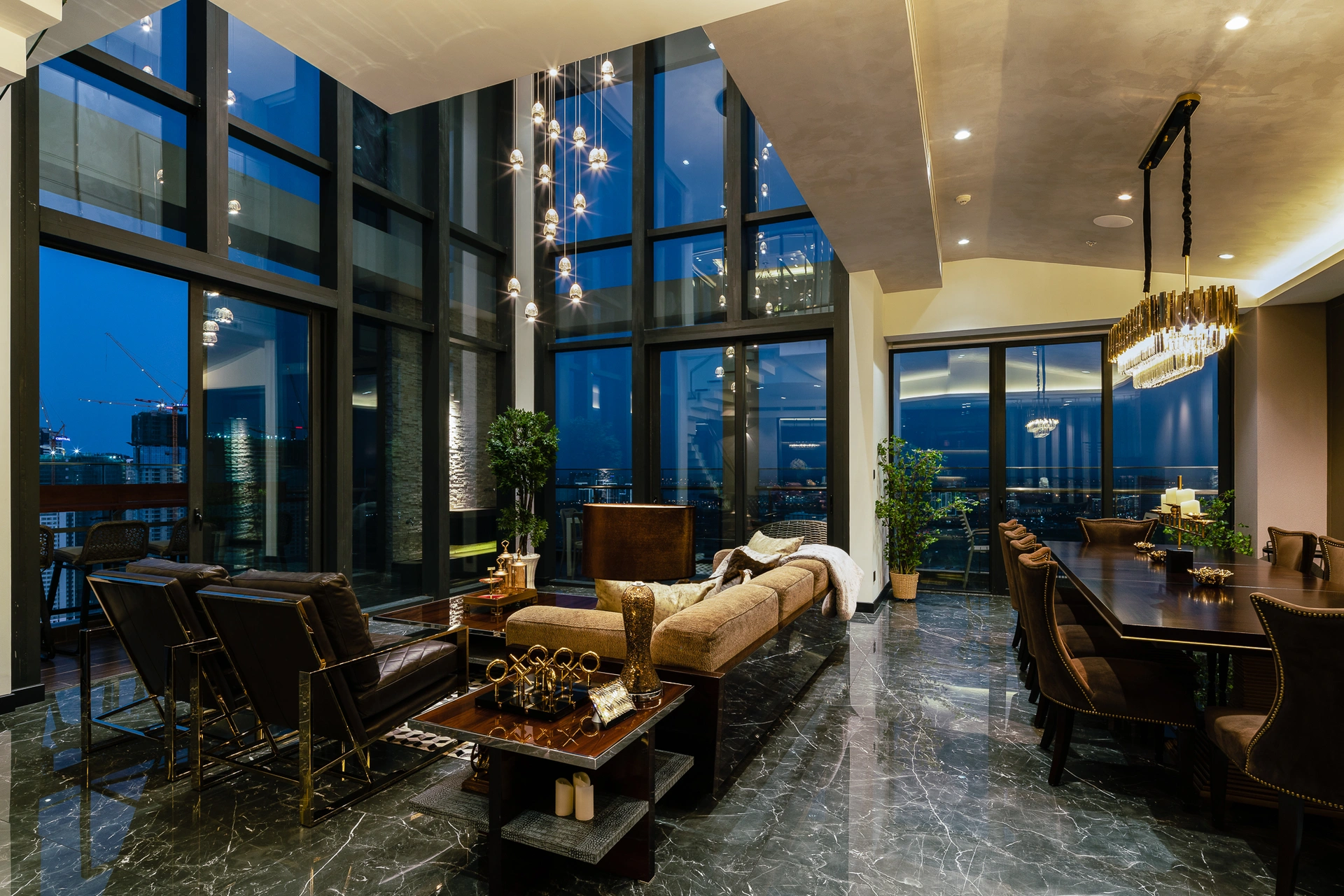 Ba Son penthouse apartment interior design by Nelo Decor