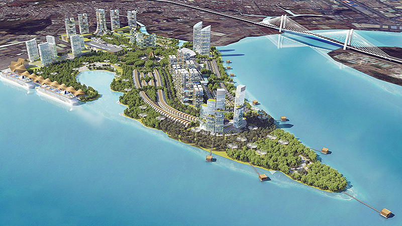 Perspective of the Red Light Cape project - Saigon Peninsula