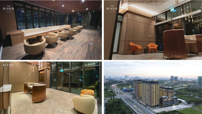 The River Thu Thiem apartment for rent, high-class furniture