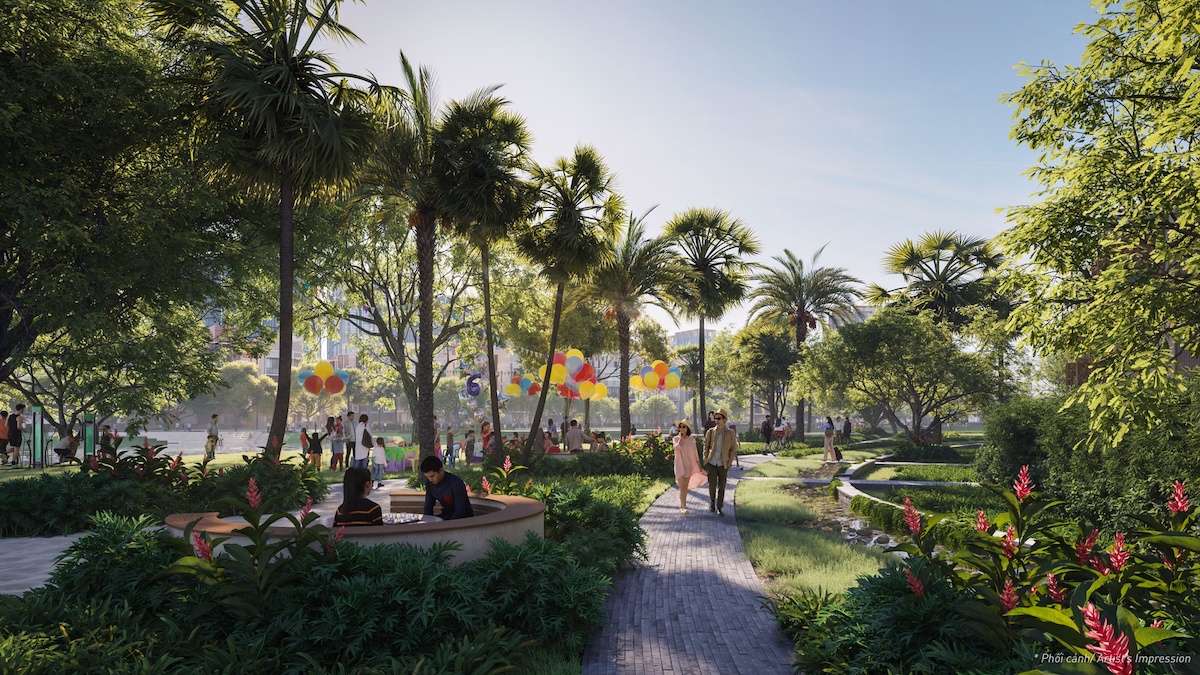 The Global City has nearly 13 hectares of green space