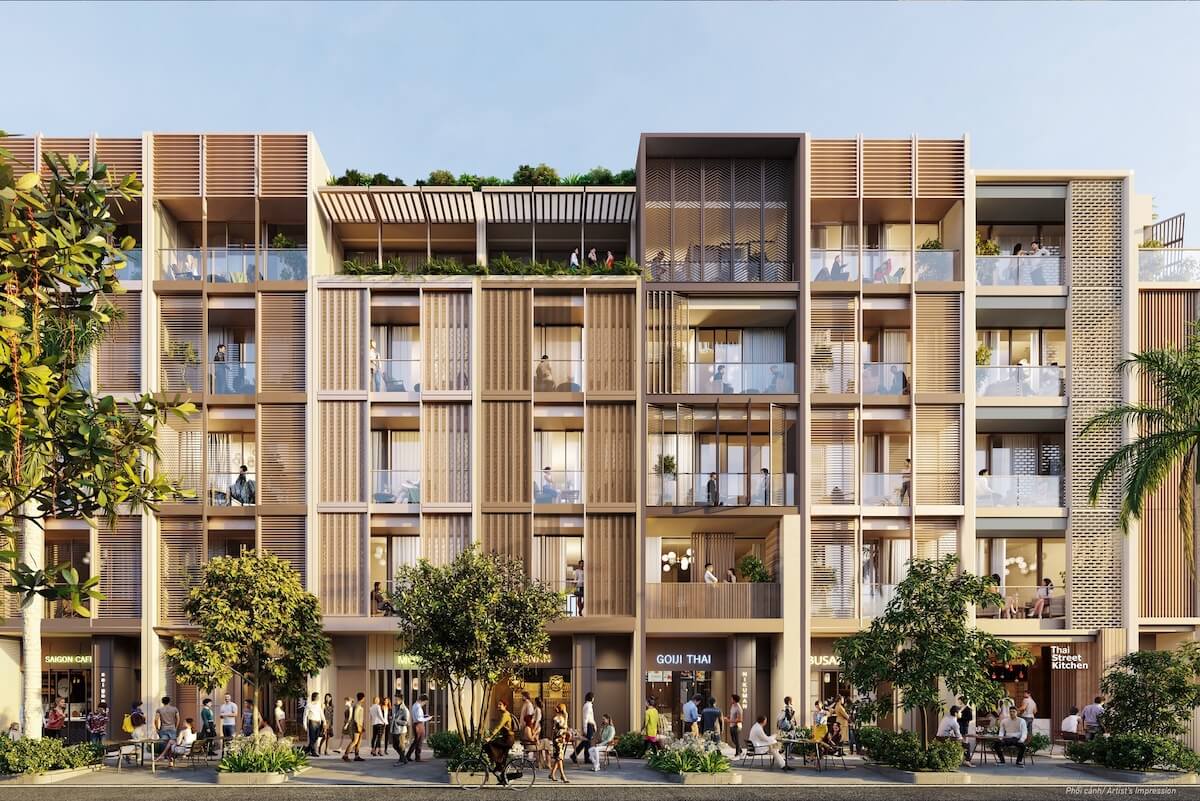 Nhà phố thương mại Soho sở hữu tiềm năng tăng giá tốt.
