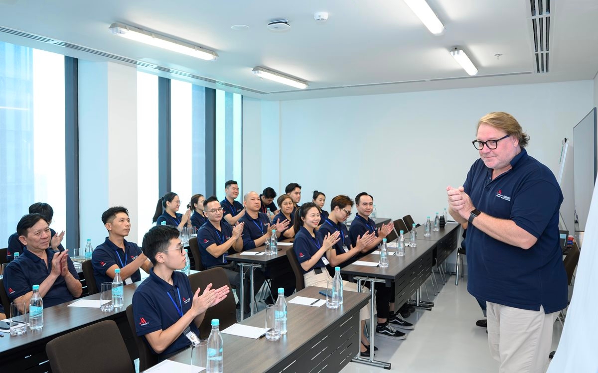 Marriott's personnel are preparing to operate Grand Marina, Saigon, marking the first apartment building in Vietnam managed by Marriott.
