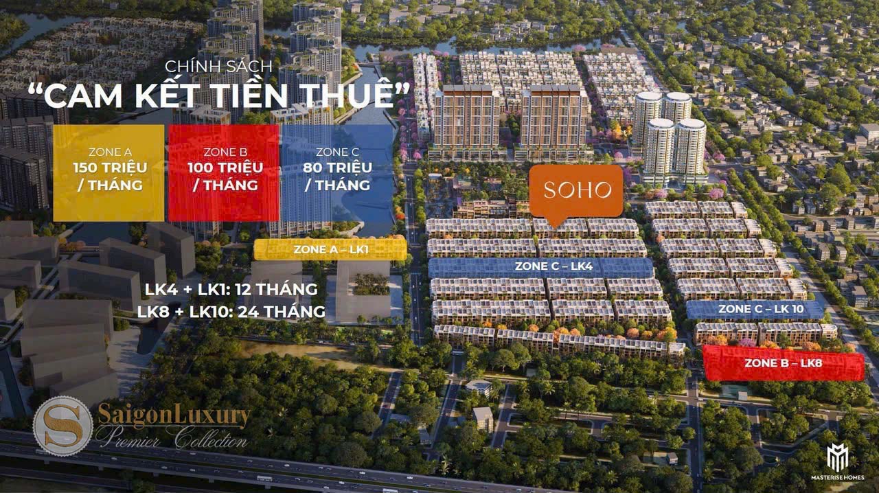 Rental commitment policy exclusively for Soho Park View townhouses