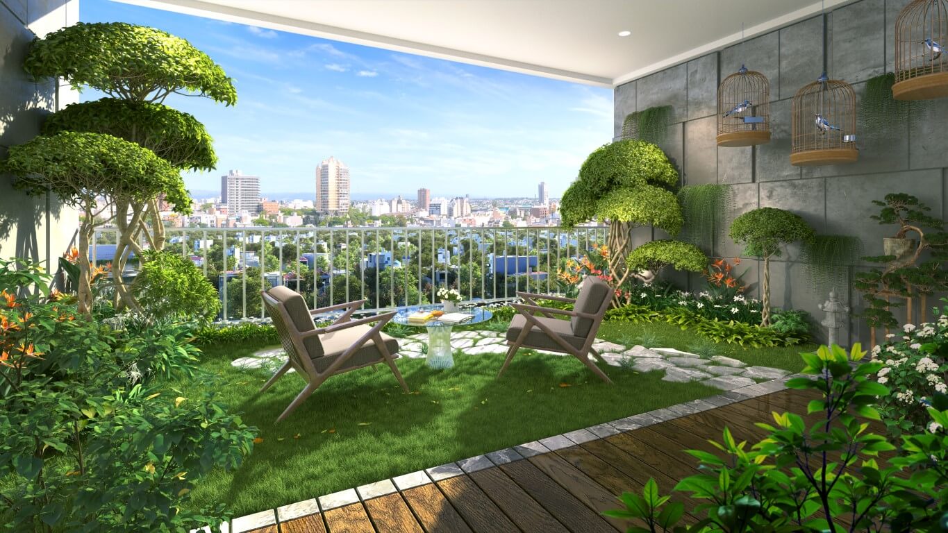 Green lifestyle at Elysia Apartment - The One Land
