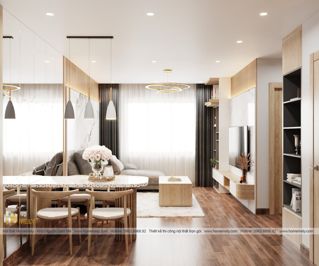 Modern apartment interior design Bach Dang Lake View Hai Duong